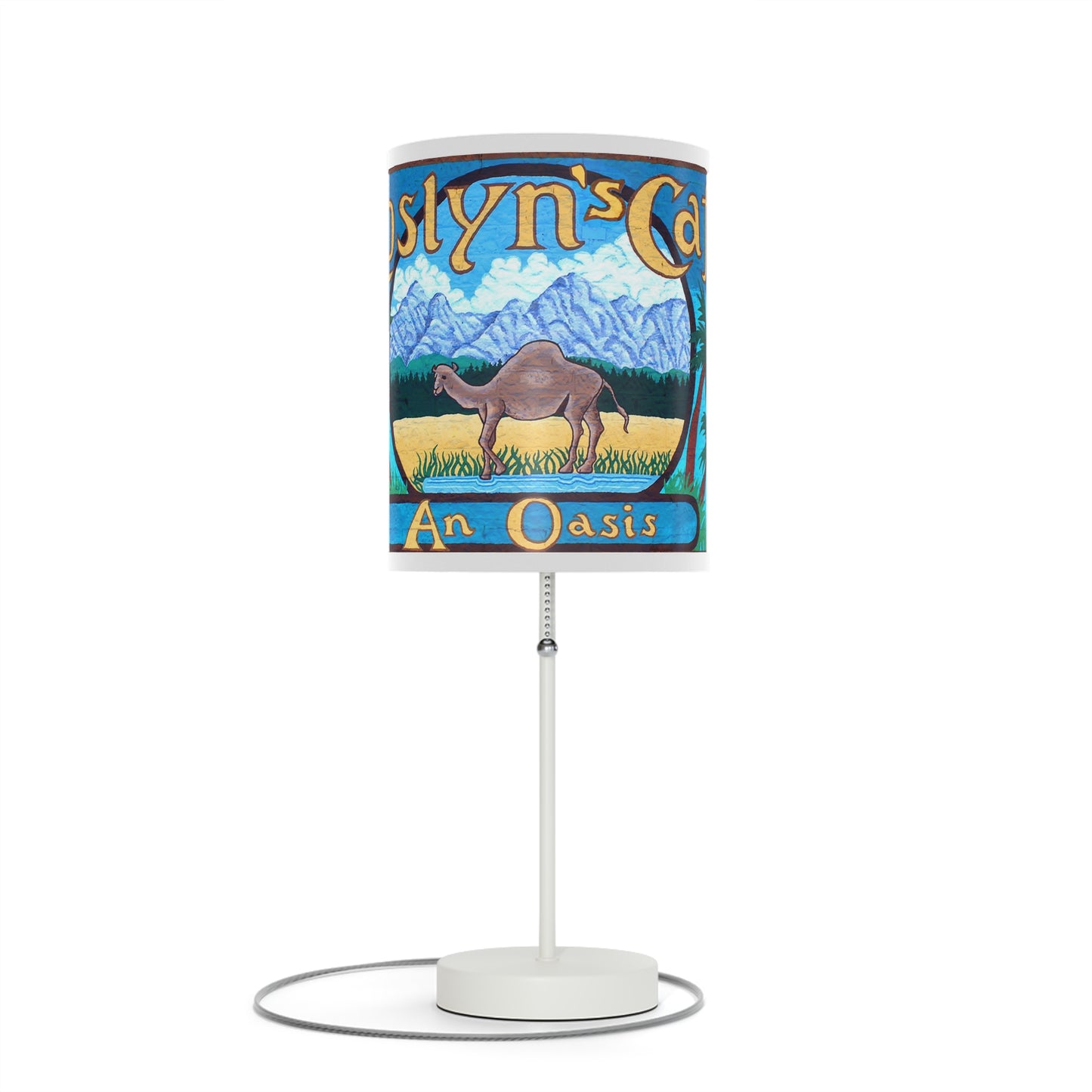 Roslyn's Cafe Lamp - Northern Exposure Mural Design
