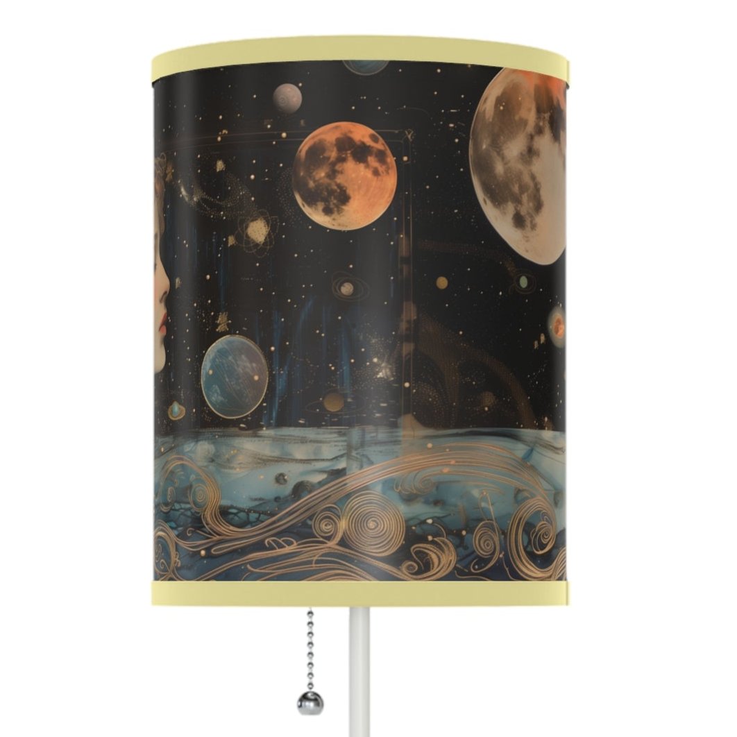 Celestial Dreamscape Lamp – Cosmic Goddess Lighting for Astrology Lovers & Space Enthusiasts