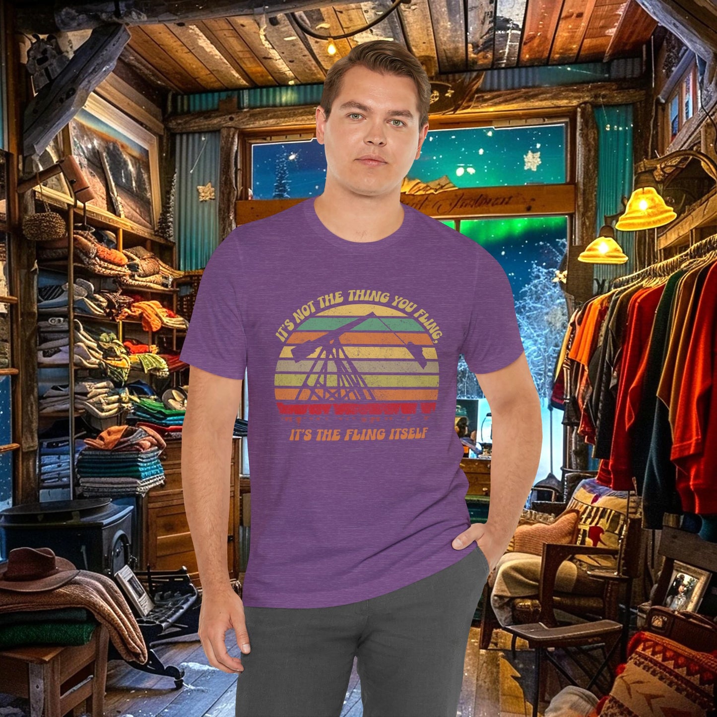 Northern Exposure Fling Episode T-Shirt - It's Not The Thing You Fling Quote Tee
