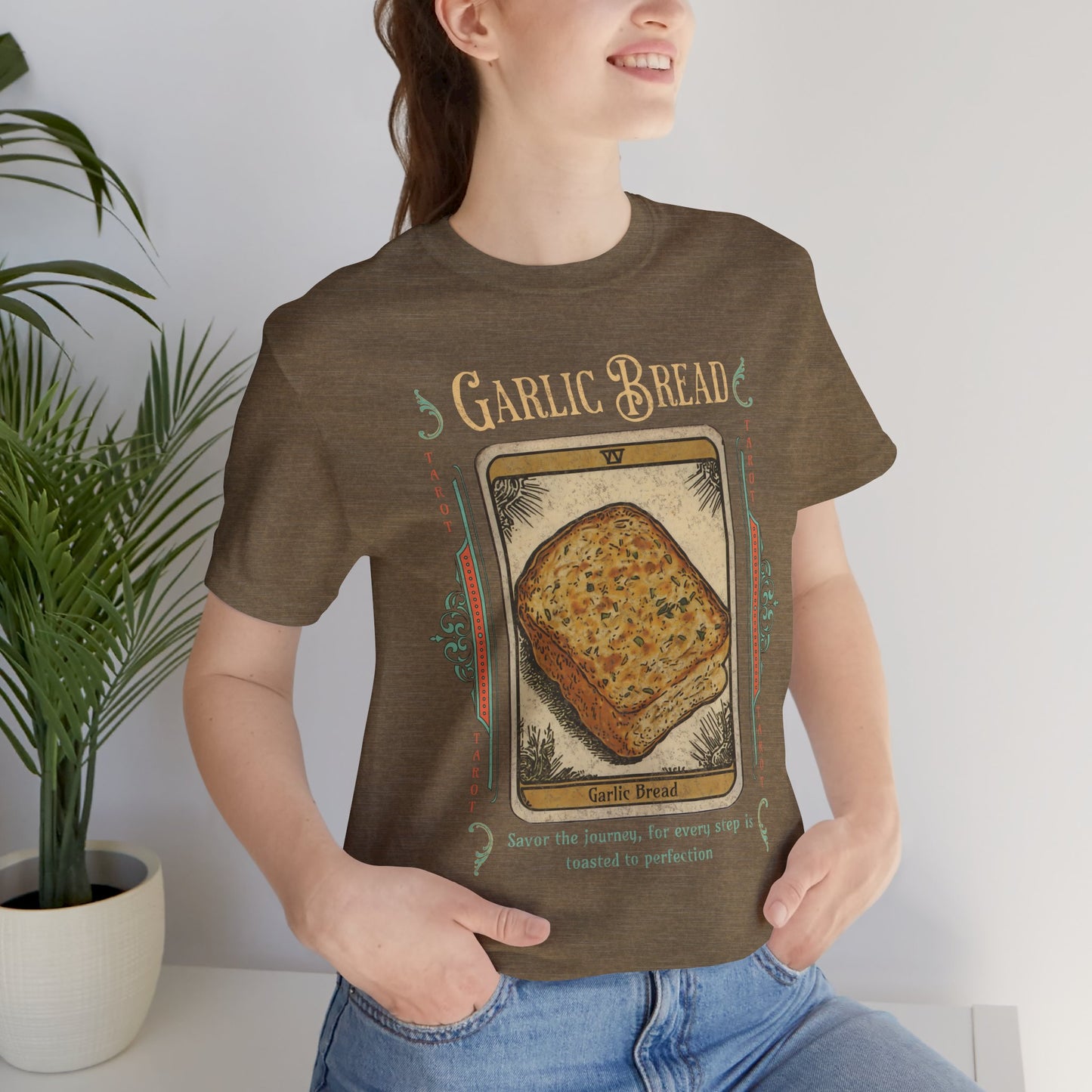Garlic Bread Tarot Shirt – Funny Mystic Toast Tee for Food Lovers