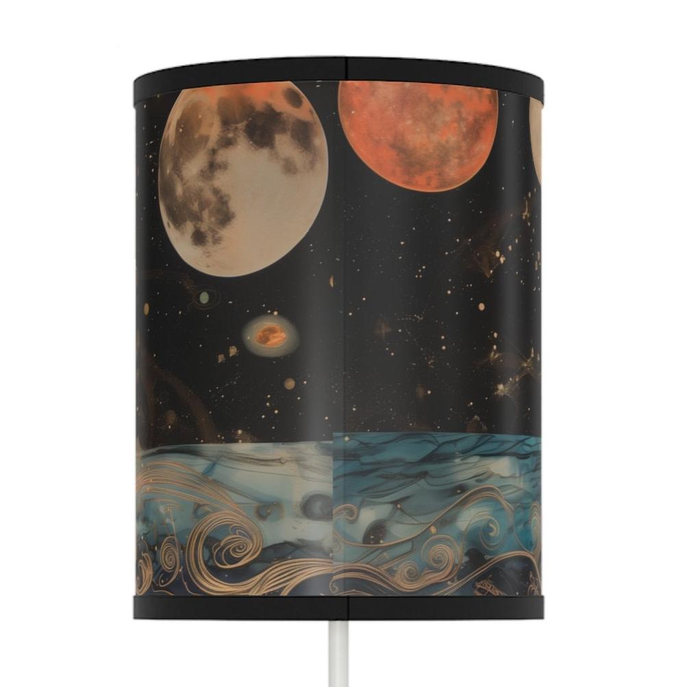 Celestial Dreamscape Lamp – Cosmic Goddess Lighting for Astrology Lovers & Space Enthusiasts