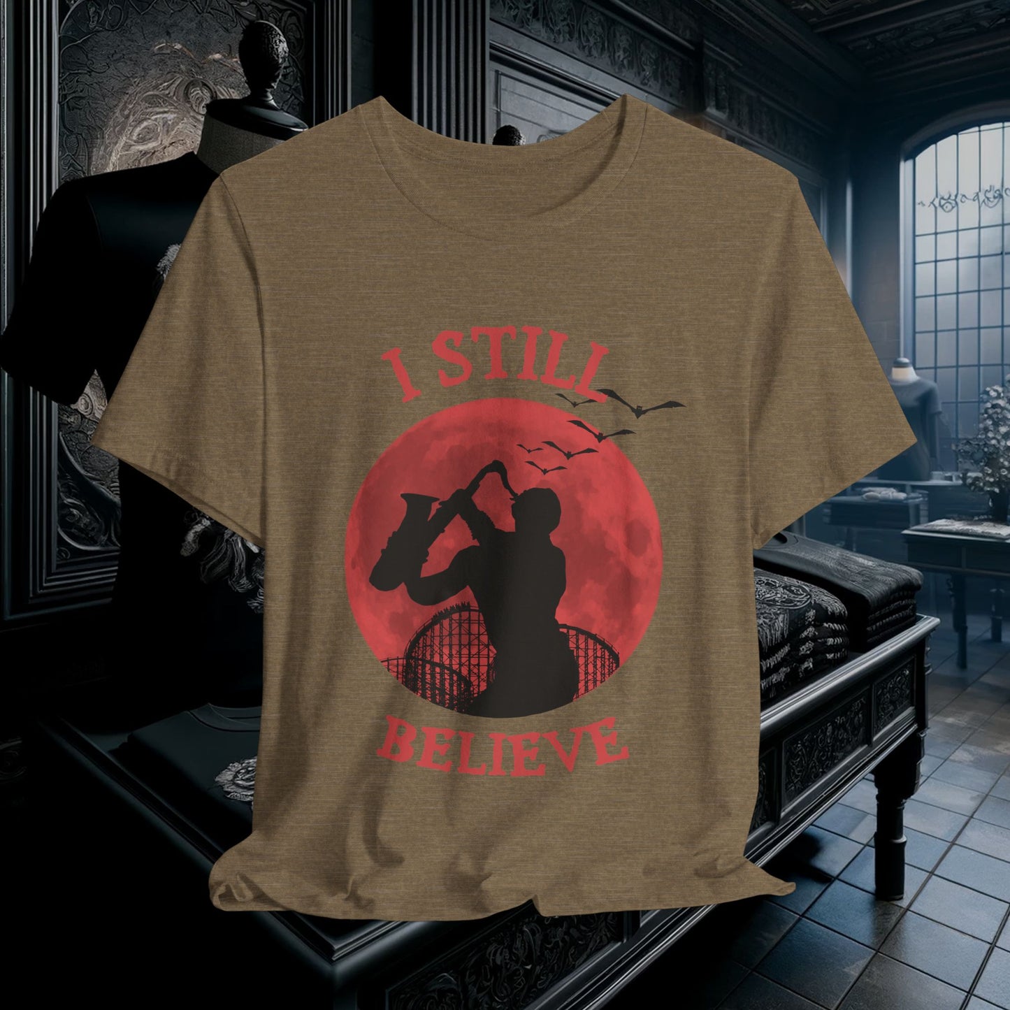 Lost Boys Sax Man T-Shirt - I Still Believe Retro 80s Movie Tee