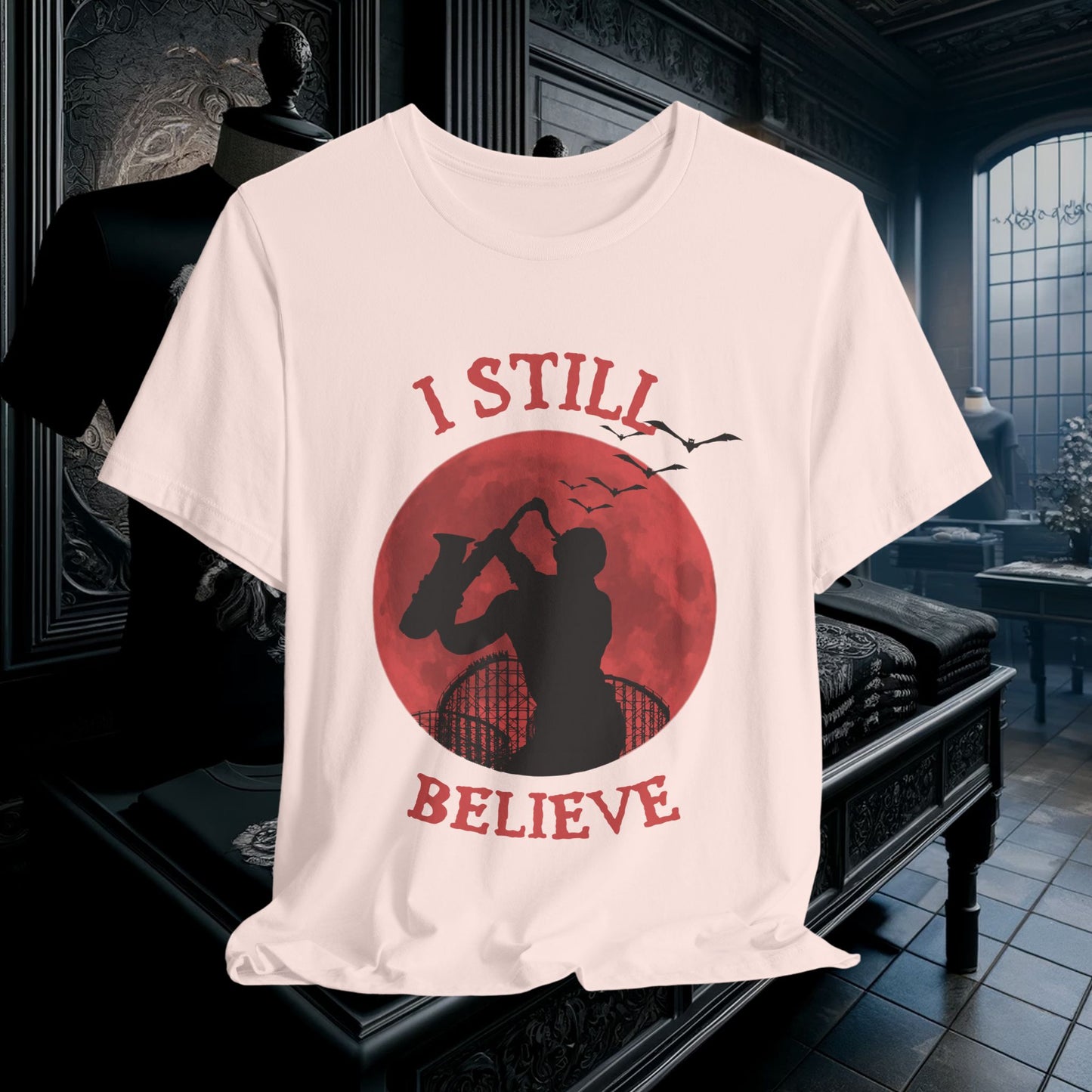 Lost Boys Sax Man T-Shirt - I Still Believe Retro 80s Movie Tee