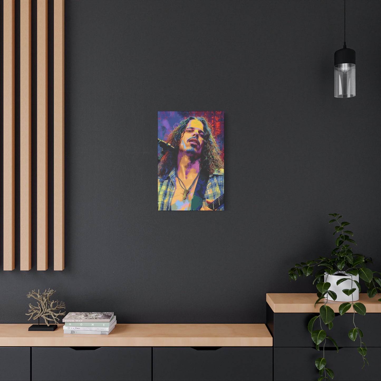 Chris Cornell Pop Art Wall Canvas - Vibrant Rock Icon Artwork for Music Lovers