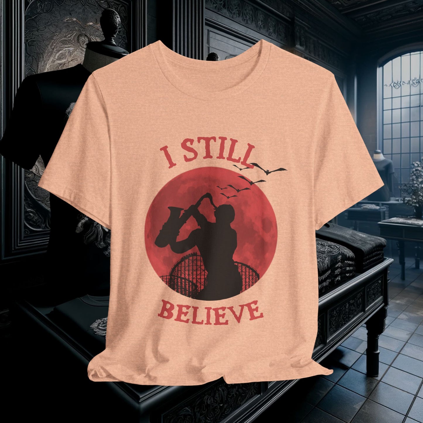 Lost Boys Sax Man T-Shirt - I Still Believe Retro 80s Movie Tee