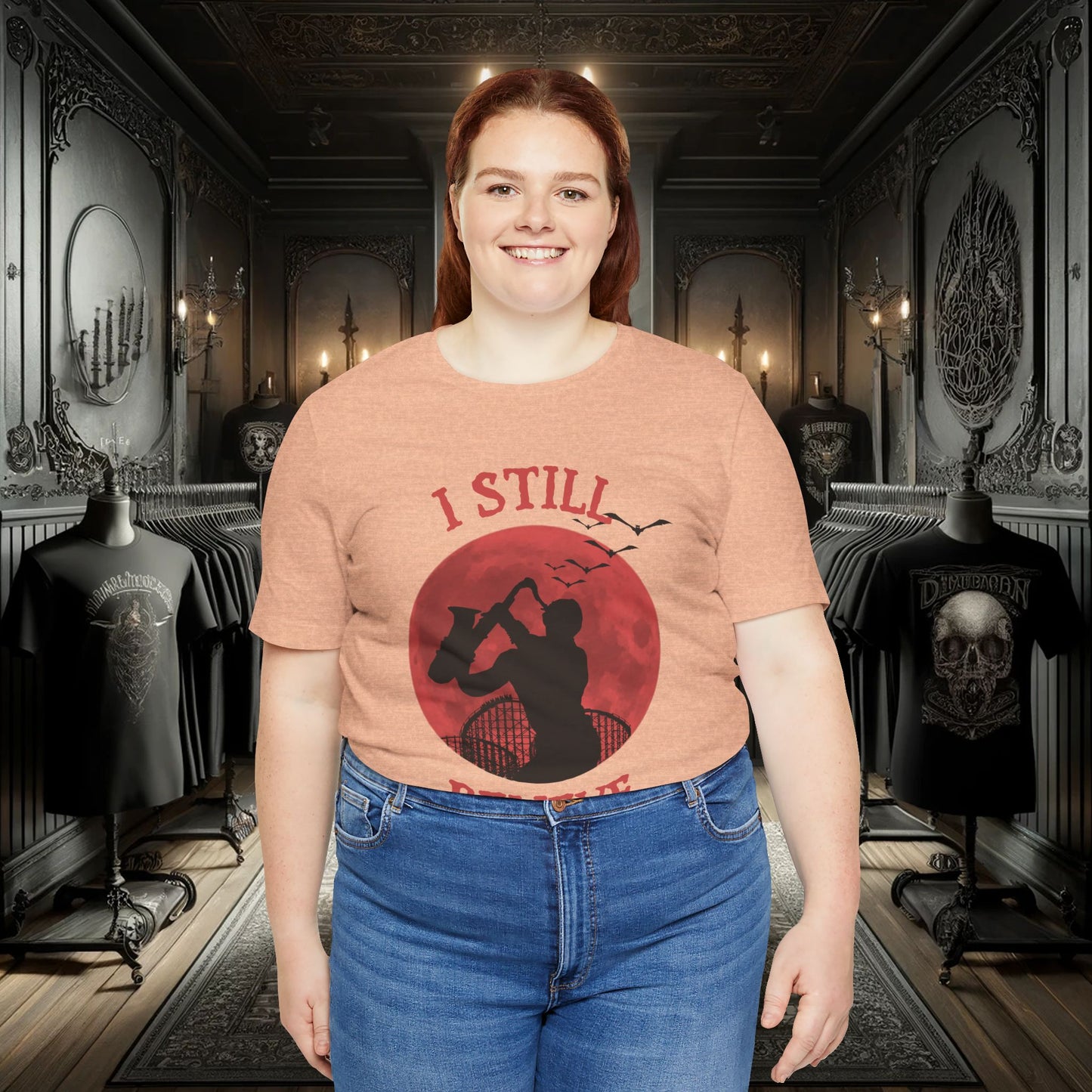 Lost Boys Sax Man T-Shirt - I Still Believe Retro 80s Movie Tee