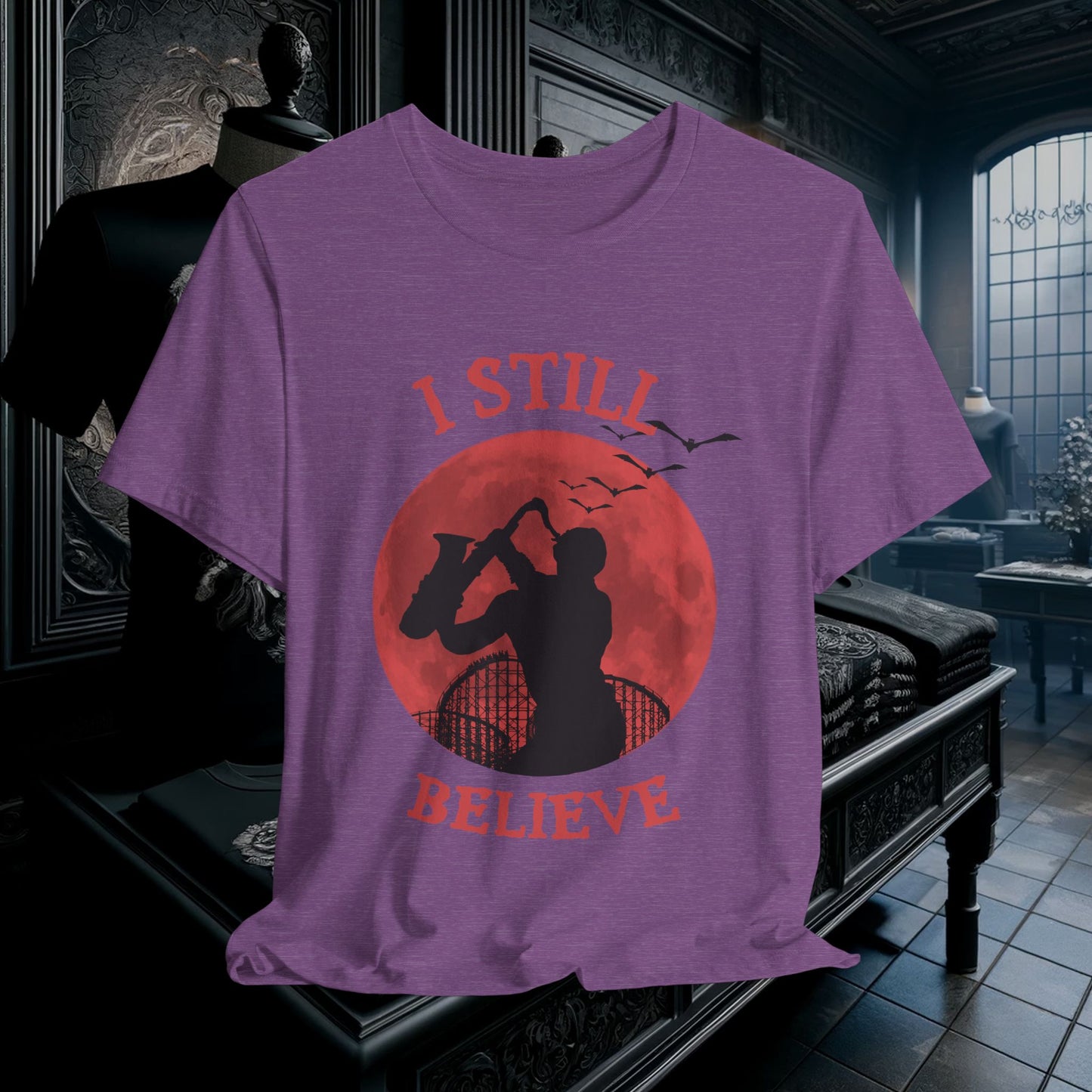 Lost Boys Sax Man T-Shirt - I Still Believe Retro 80s Movie Tee