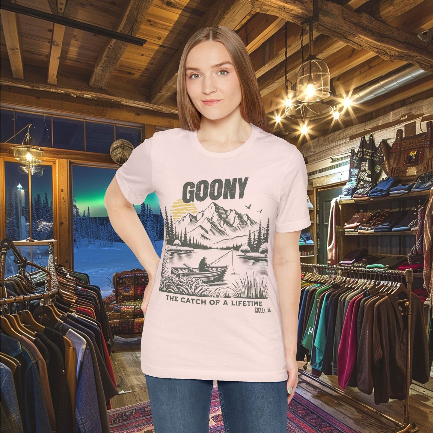 Goony T-Shirt - "The Catch of a Lifetime" | Northern Exposure, Cicely, AK