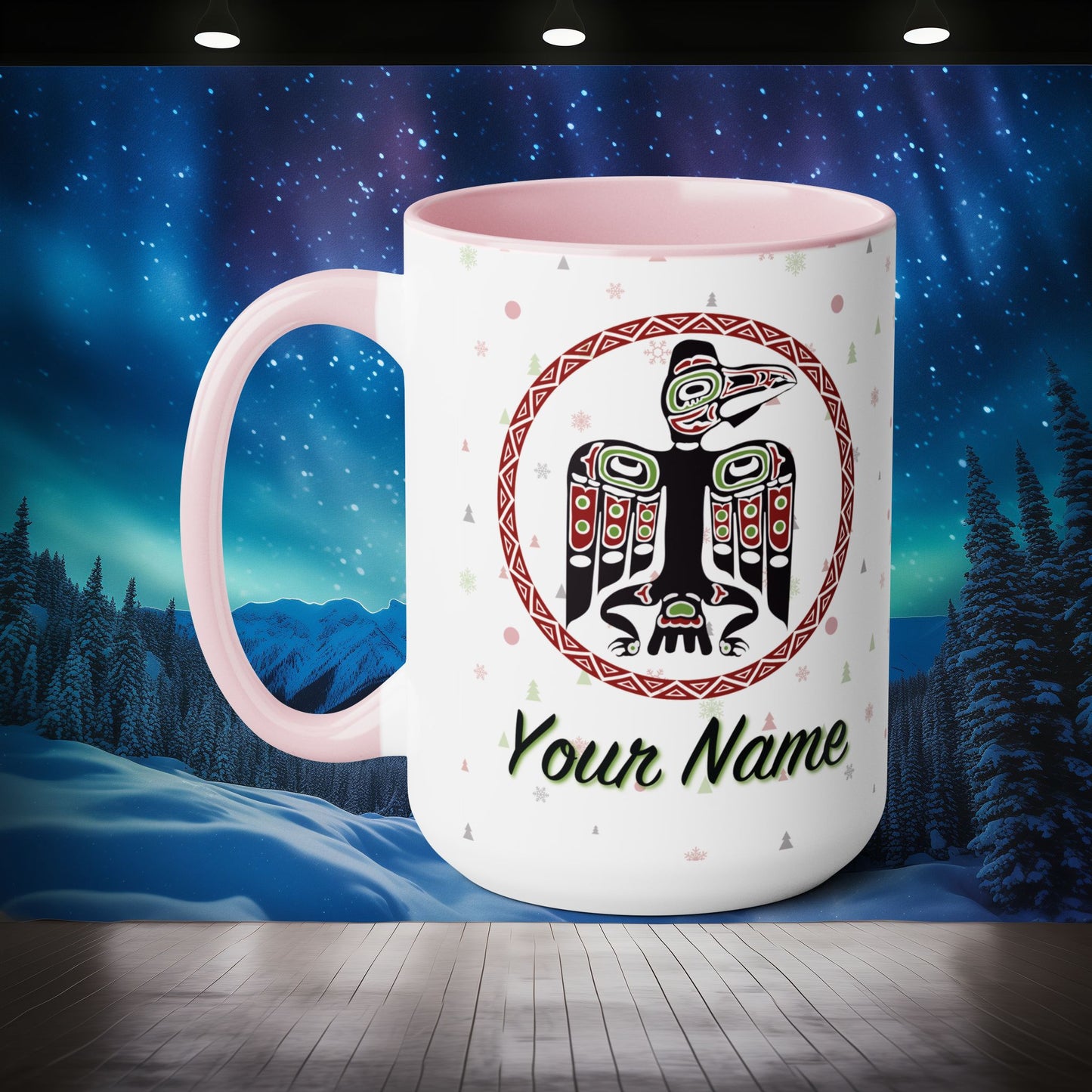 Personalized Tlingit Raven Mug – Northern Exposure Inspired Gift