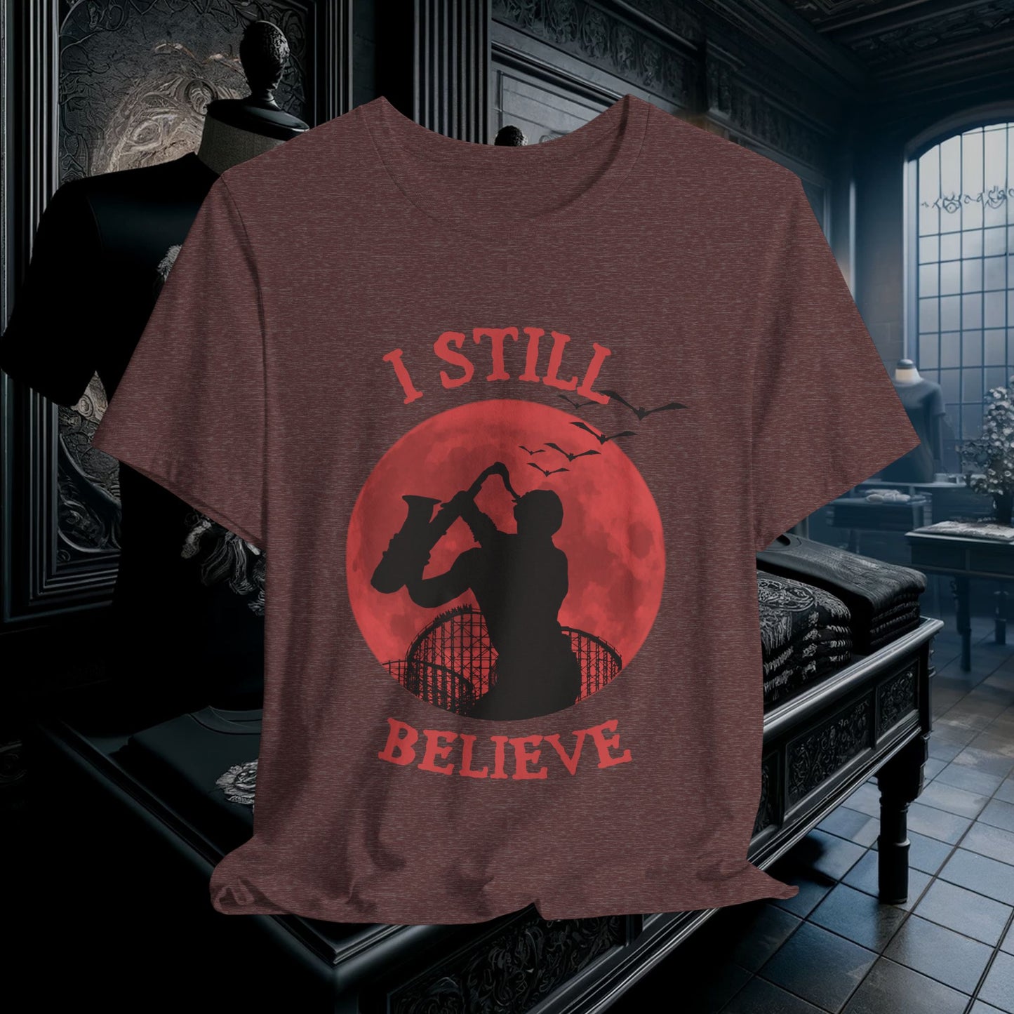 Lost Boys Sax Man T-Shirt - I Still Believe Retro 80s Movie Tee