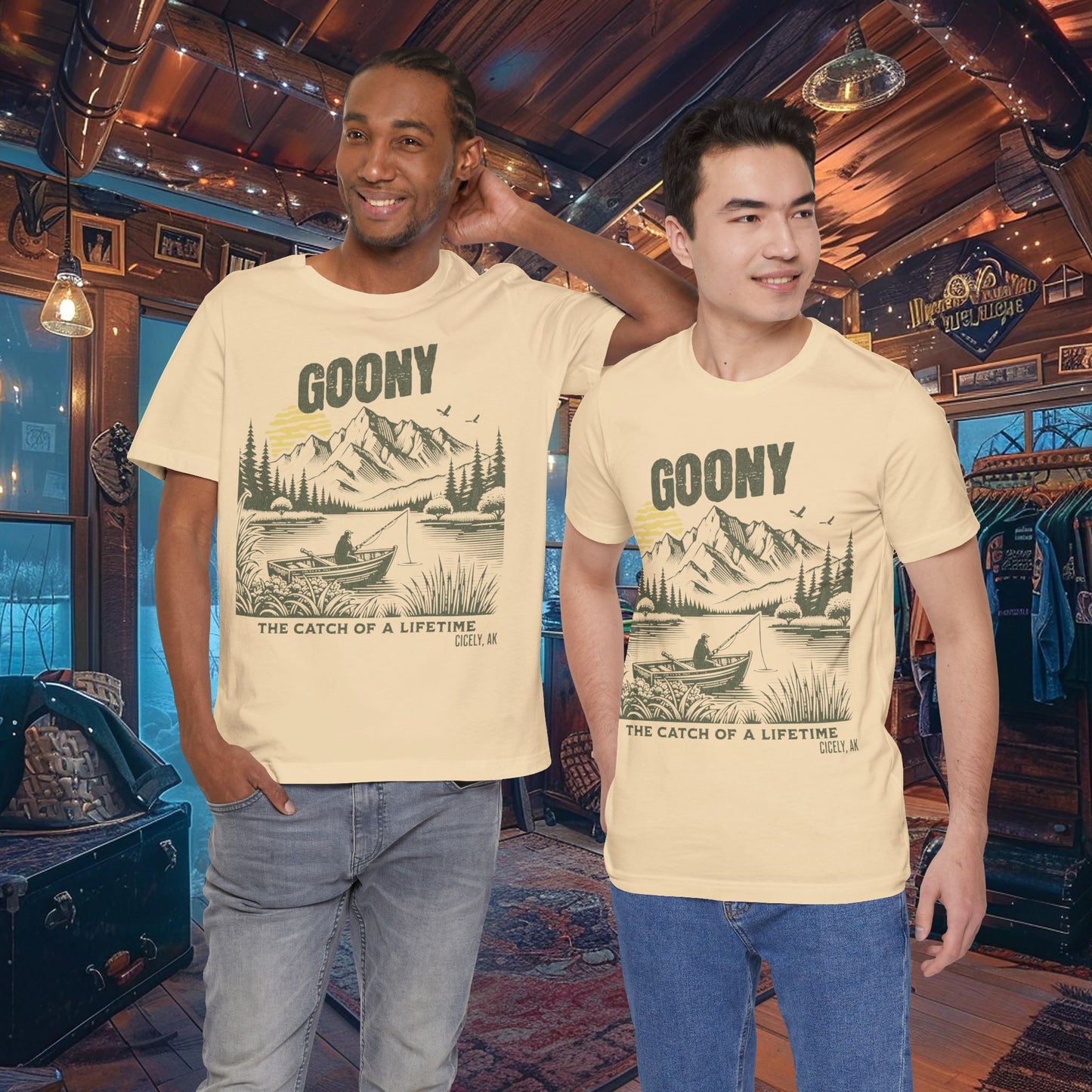Goony T-Shirt - "The Catch of a Lifetime" | Northern Exposure, Cicely, AK