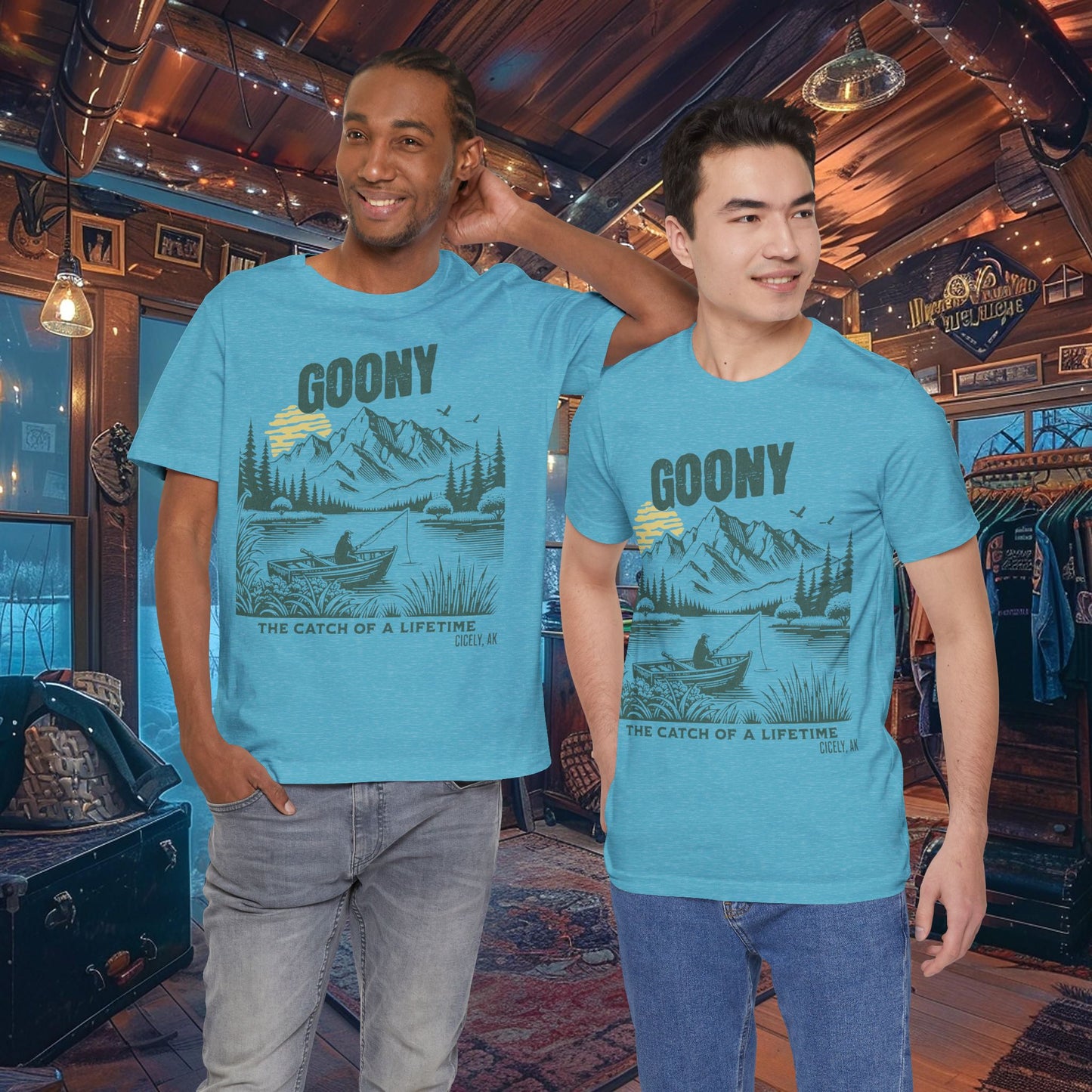 Goony T-Shirt - "The Catch of a Lifetime" | Northern Exposure, Cicely, AK