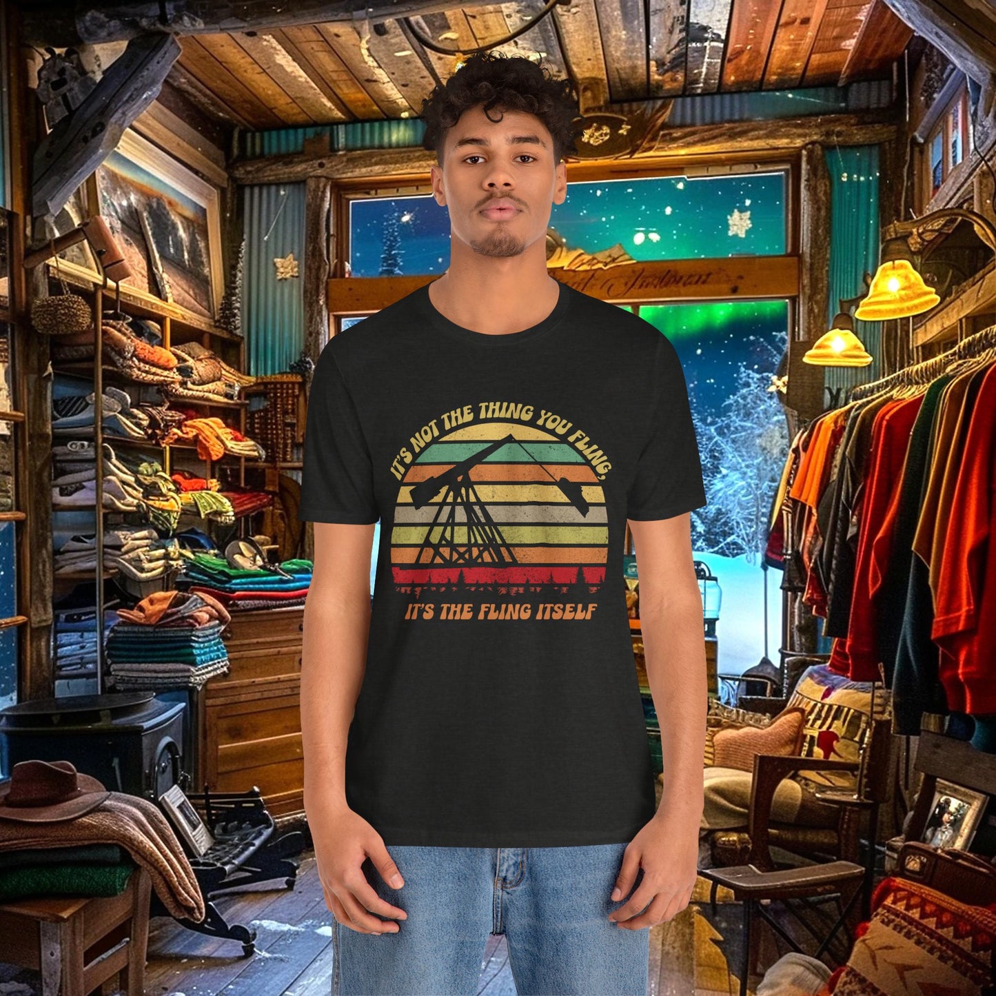 Northern Exposure Fling Episode T-Shirt - It's Not The Thing You Fling Quote Tee
