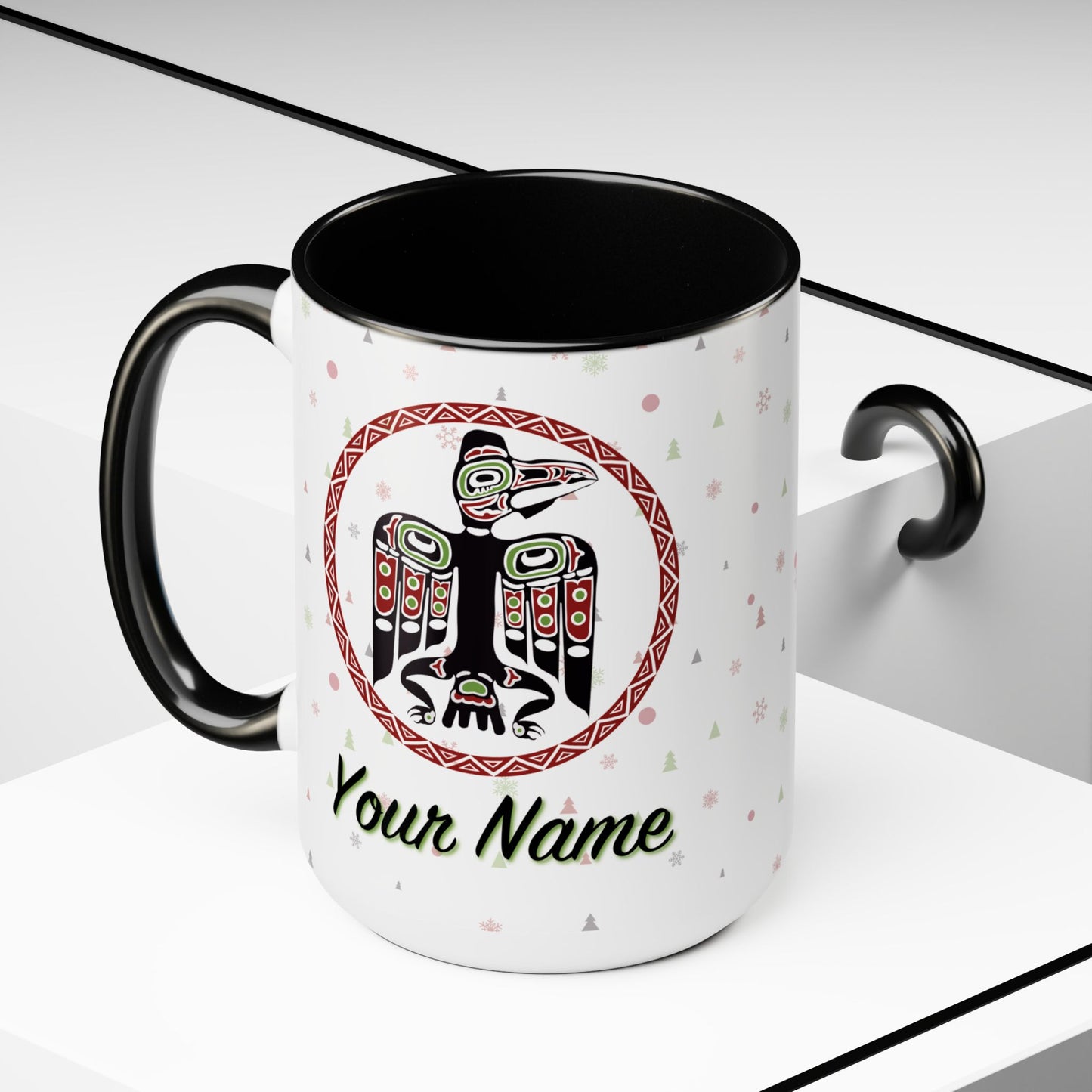 Personalized Tlingit Raven Mug – Northern Exposure Inspired Gift