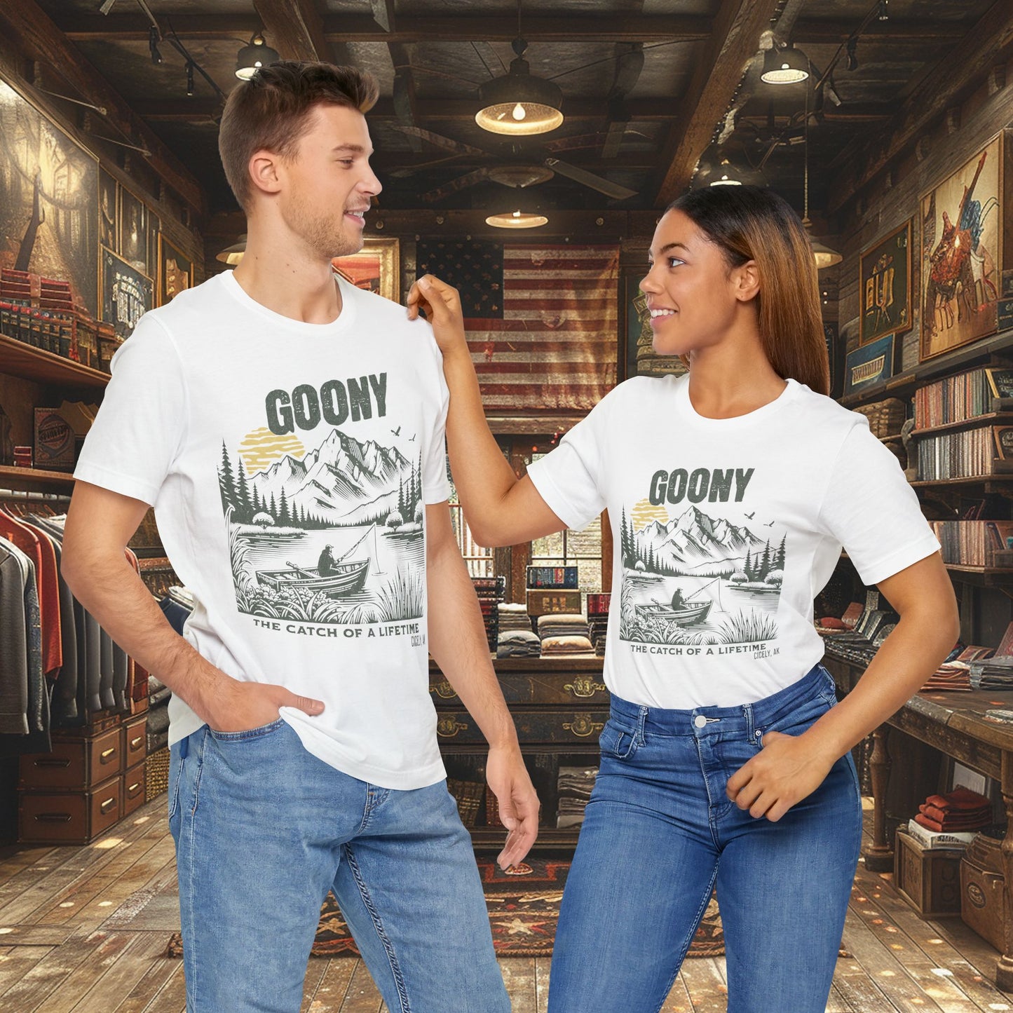 Goony T-Shirt - "The Catch of a Lifetime" | Northern Exposure, Cicely, AK