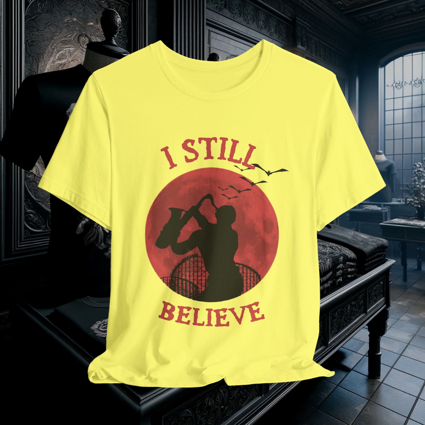 Lost Boys Sax Man T-Shirt - I Still Believe Retro 80s Movie Tee