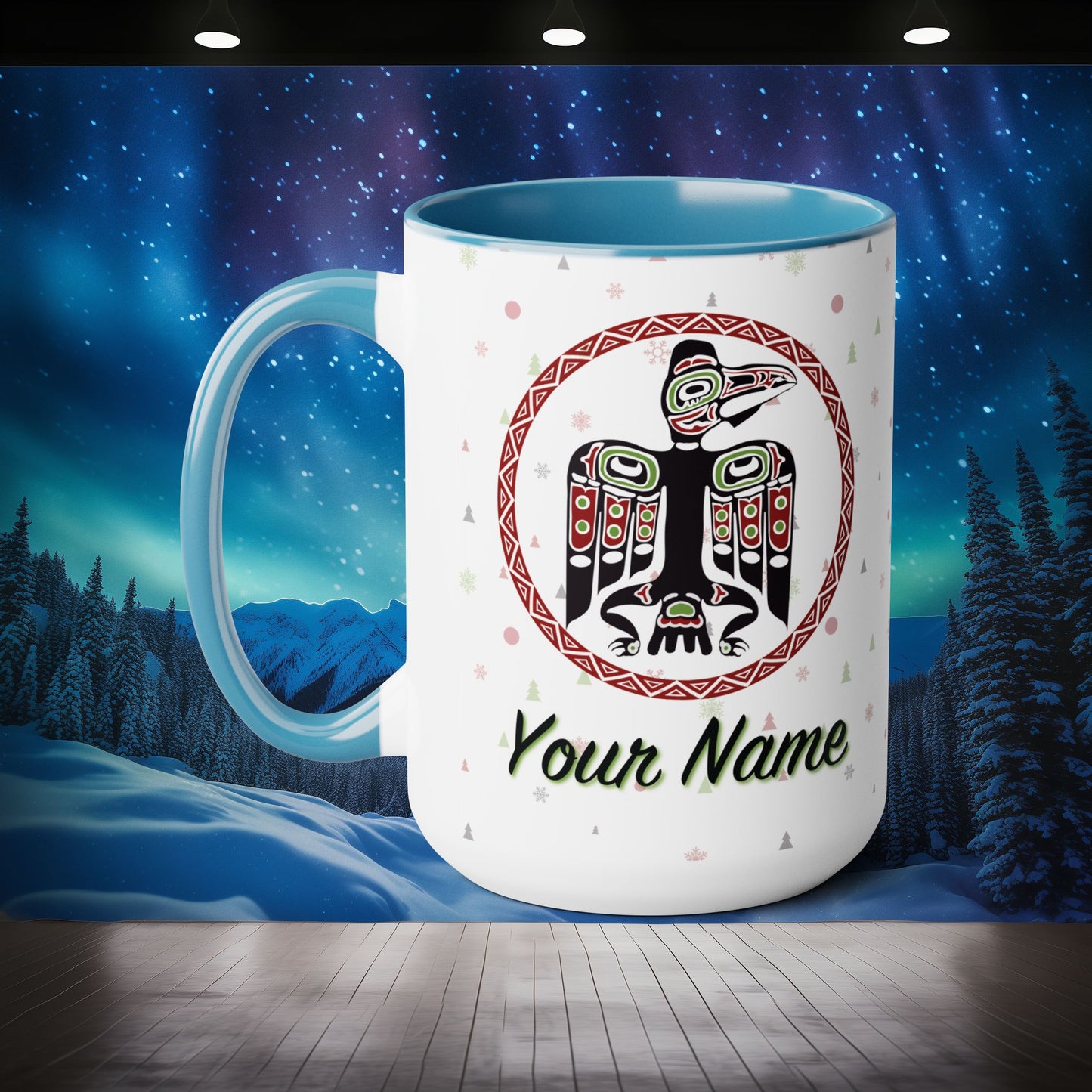 Personalized Tlingit Raven Mug – Northern Exposure Inspired Gift
