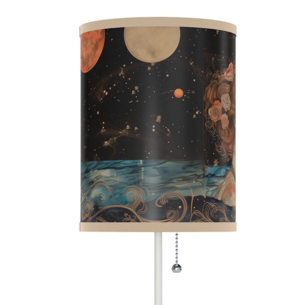 Celestial Dreamscape Lamp – Cosmic Goddess Lighting for Astrology Lovers & Space Enthusiasts
