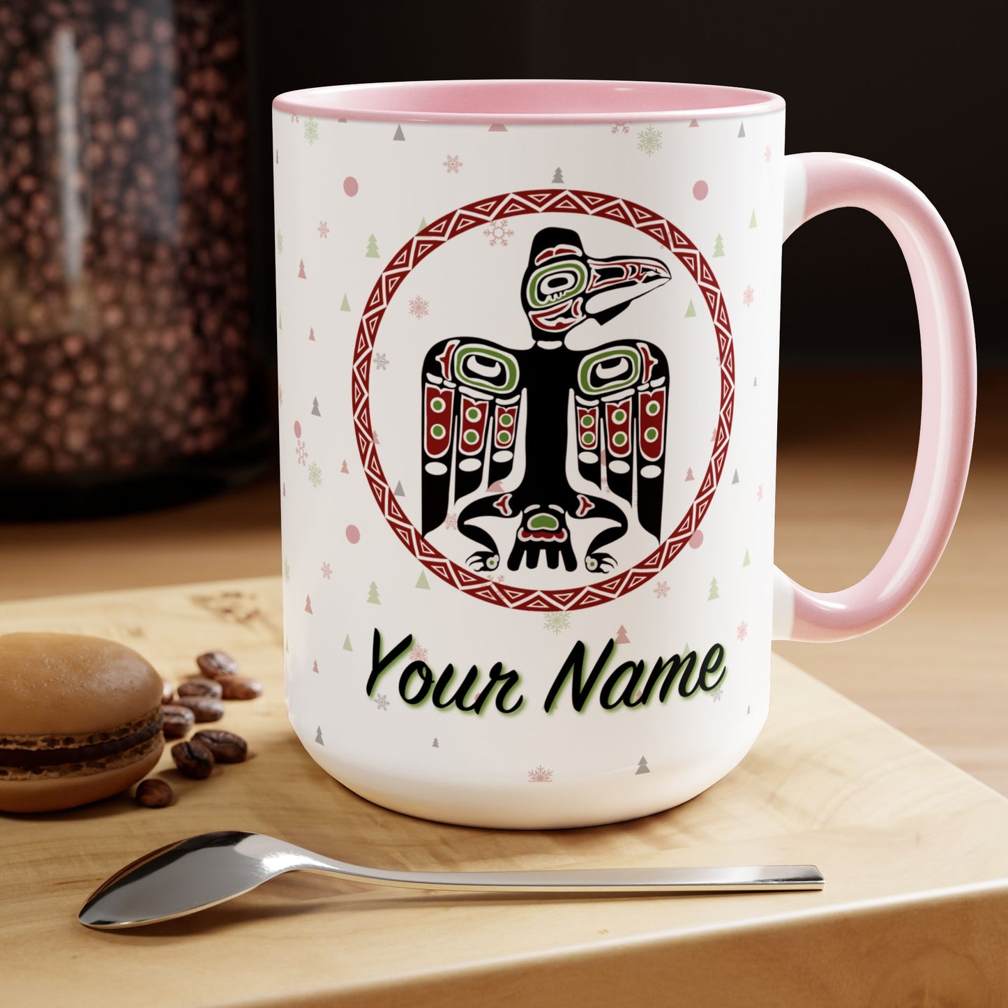 Personalized Tlingit Raven Mug – Northern Exposure Inspired Gift