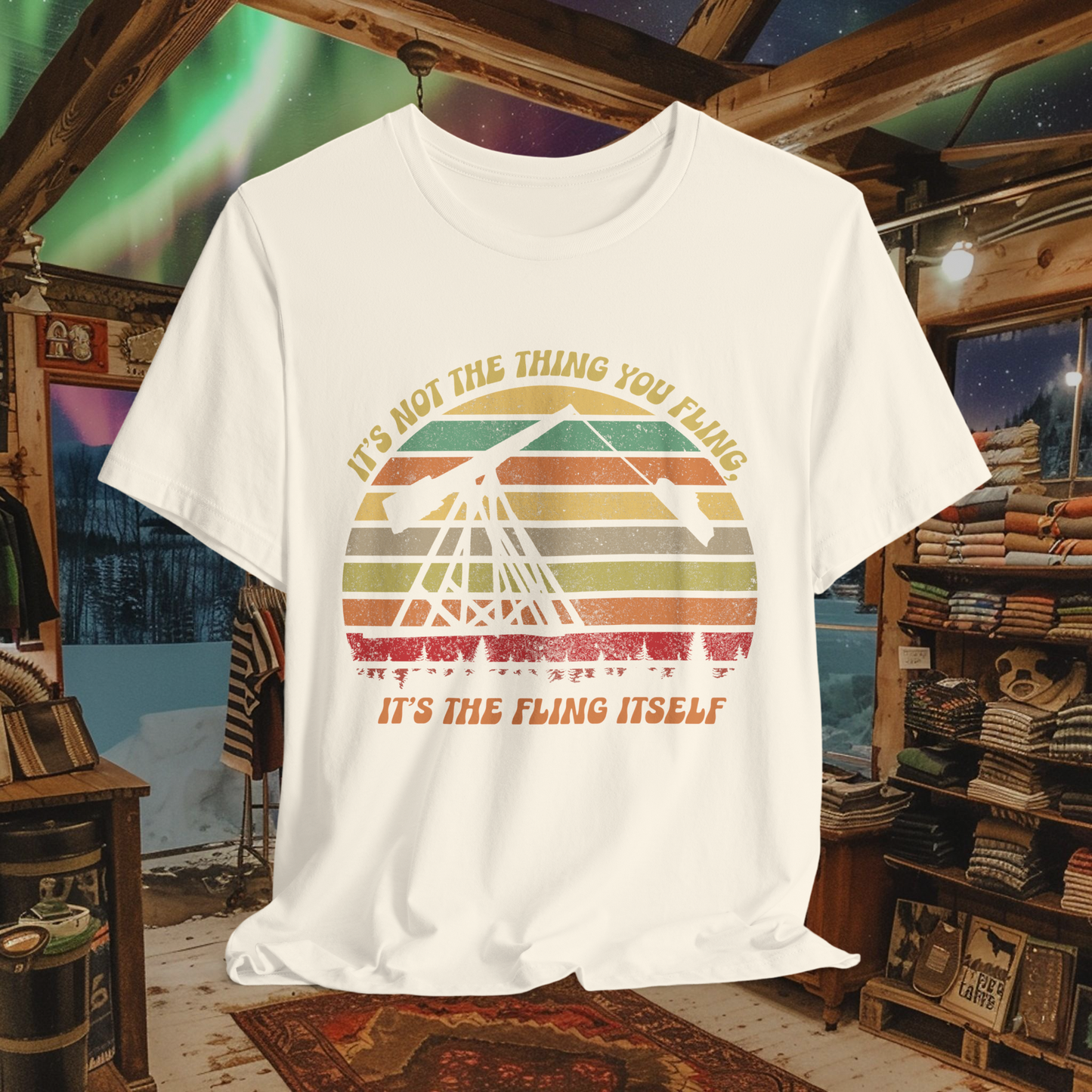 Northern Exposure Fling Episode T-Shirt - It's Not The Thing You Fling Quote Tee