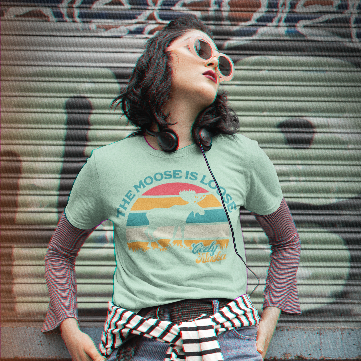 "The Moose is Loose" Cicely, Alaska - Northern Exposure inspired T-shirt