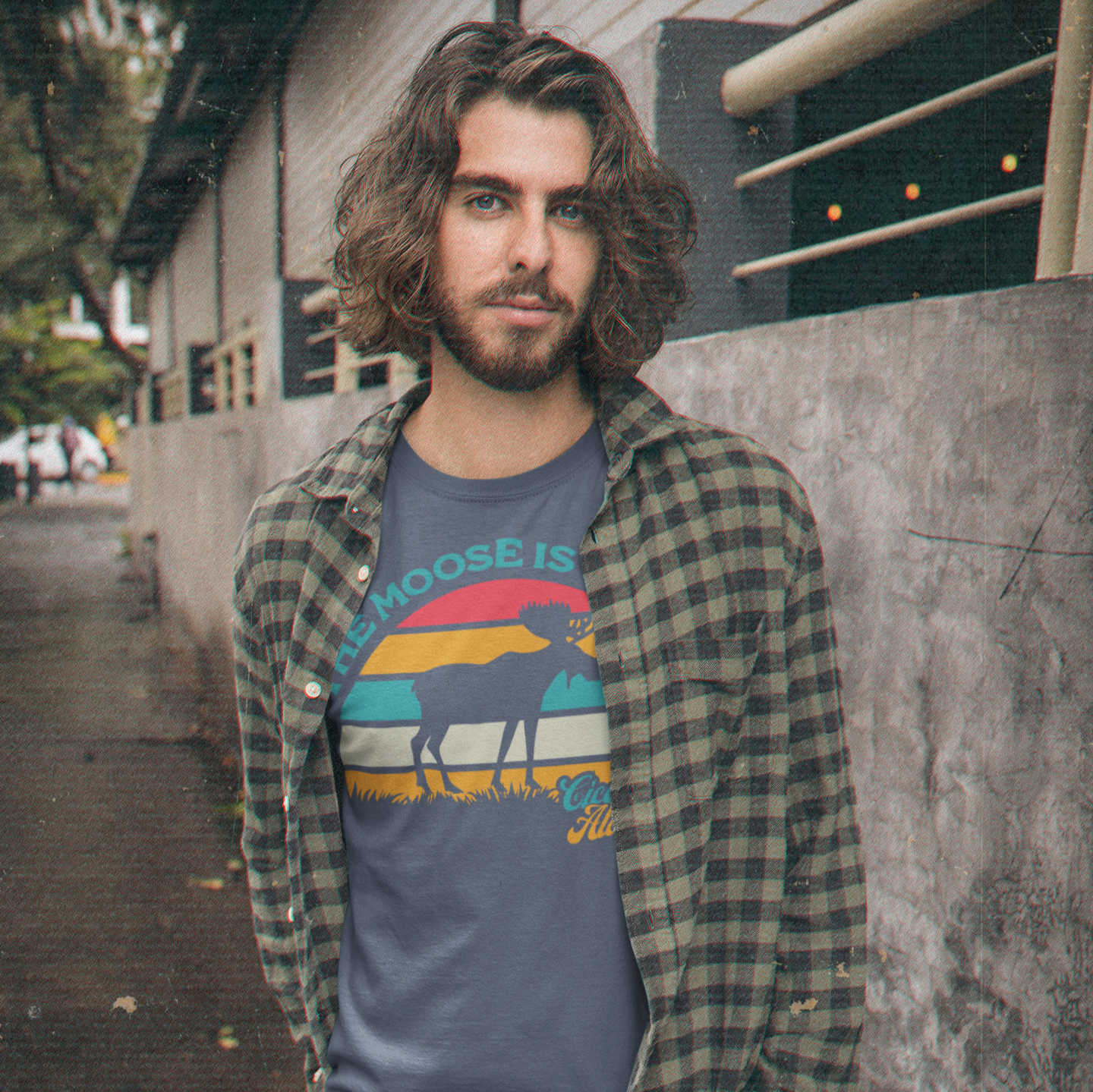 "The Moose is Loose" Cicely, Alaska - Northern Exposure inspired T-shirt