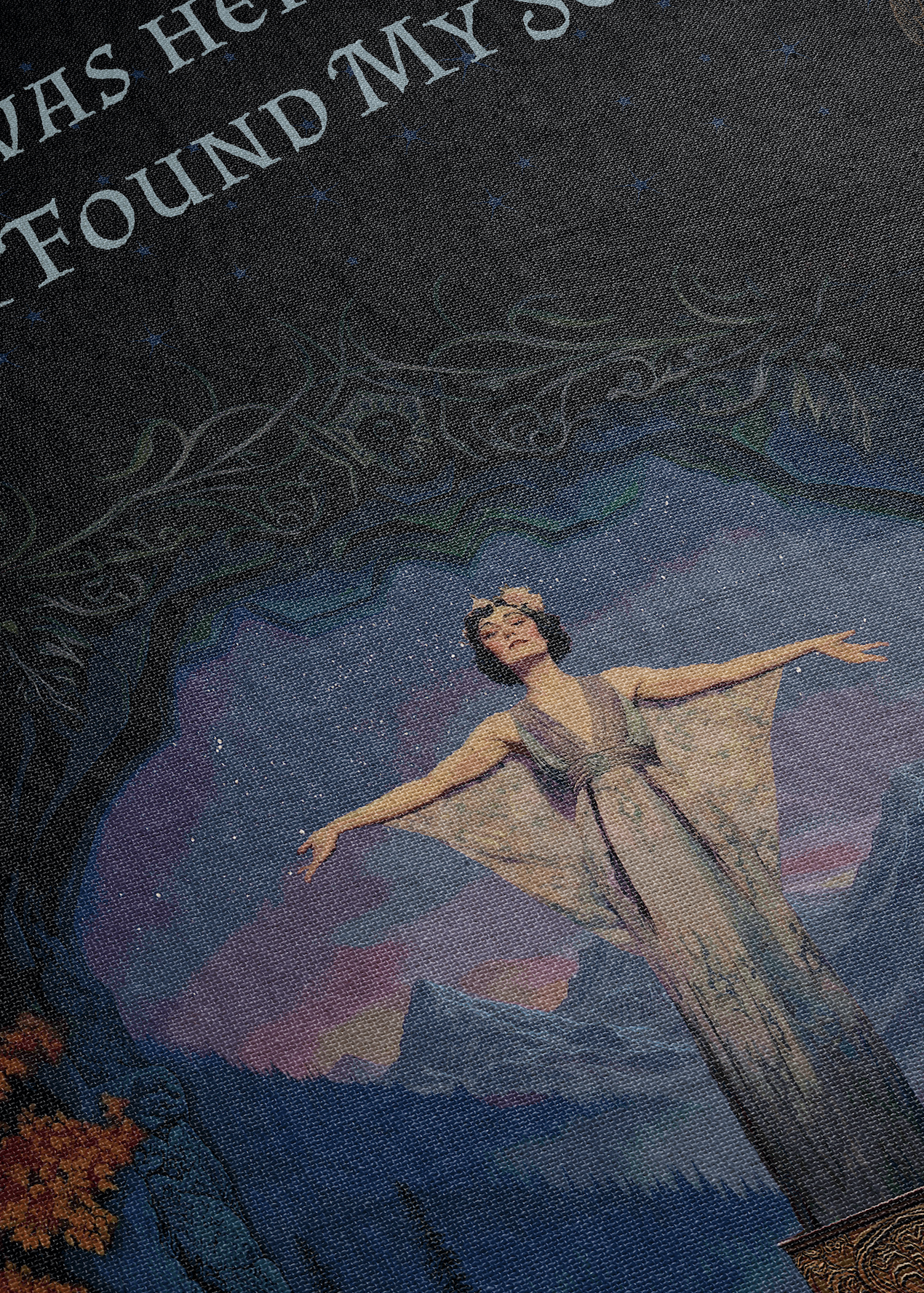 Northern Exposure-Inspired "Cicely" Woven Blanket & Wall Tapestry – Rustic Art for Cozy Homes