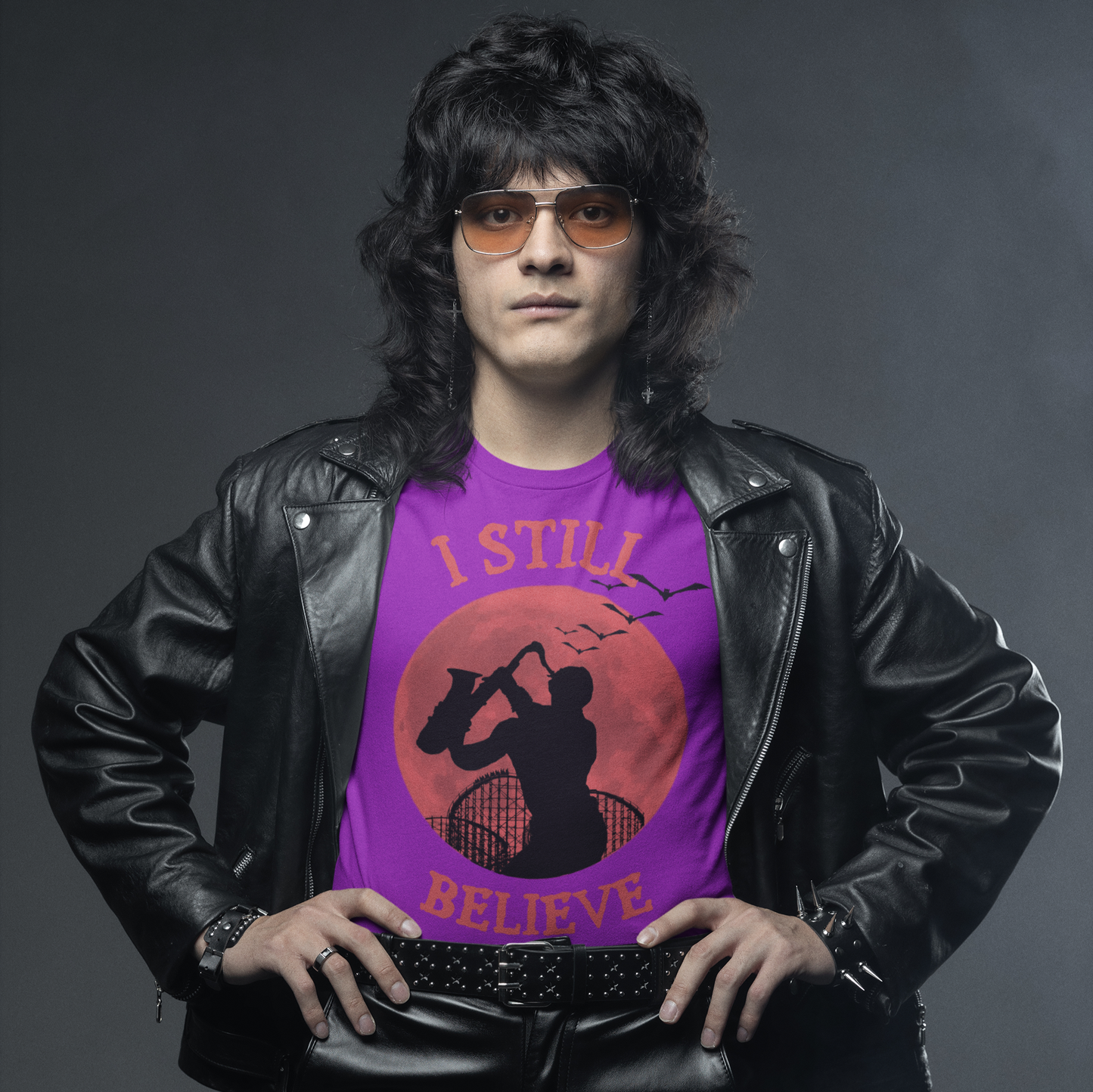 Lost Boys Sax Man T-Shirt - I Still Believe Retro 80s Movie Tee