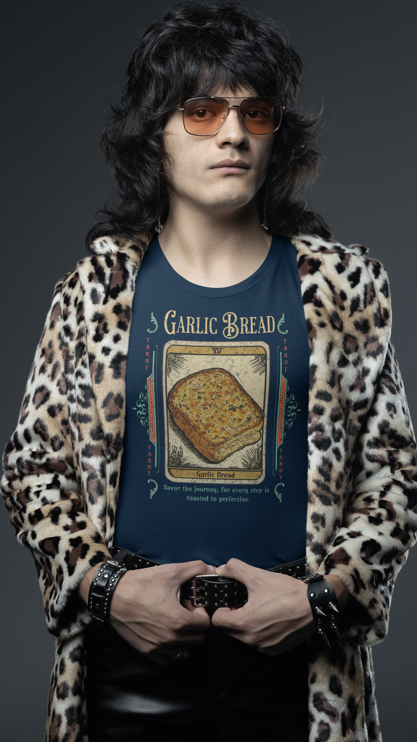 Garlic Bread Tarot Shirt – Funny Mystic Toast Tee for Food Lovers