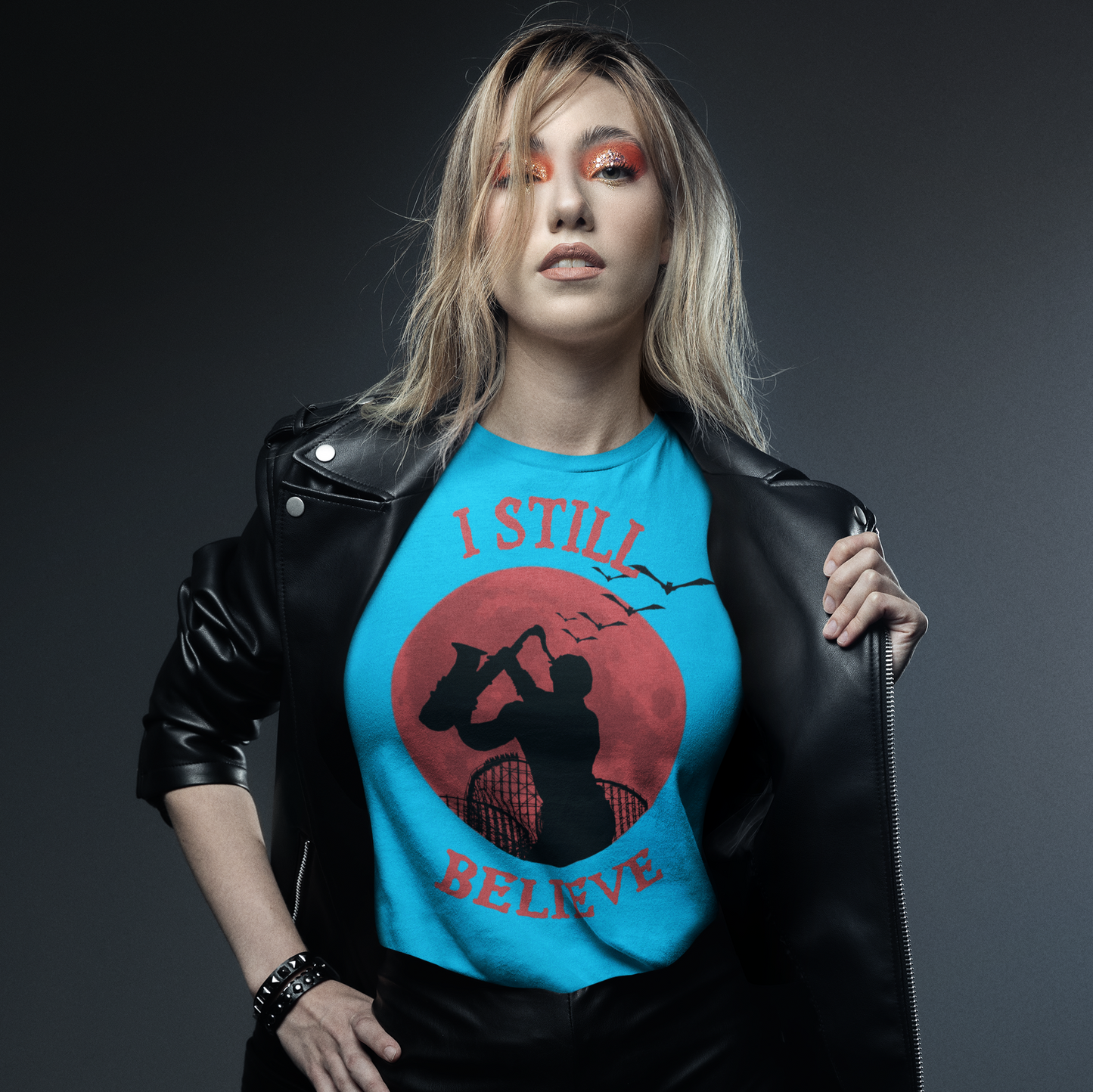 Lost Boys Sax Man T-Shirt - I Still Believe Retro 80s Movie Tee