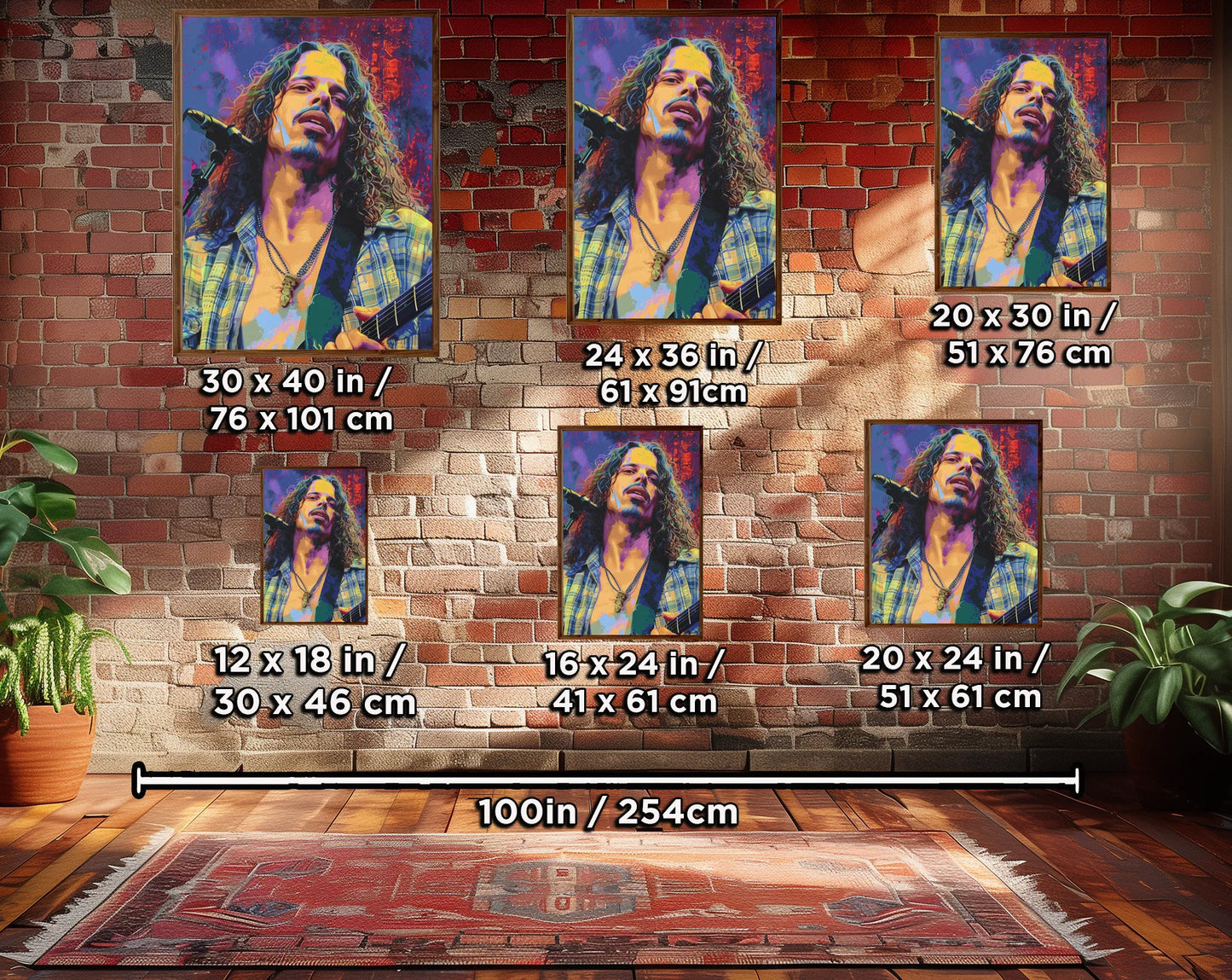 Chris Cornell Pop Art Wall Canvas - Vibrant Rock Icon Artwork for Music Lovers