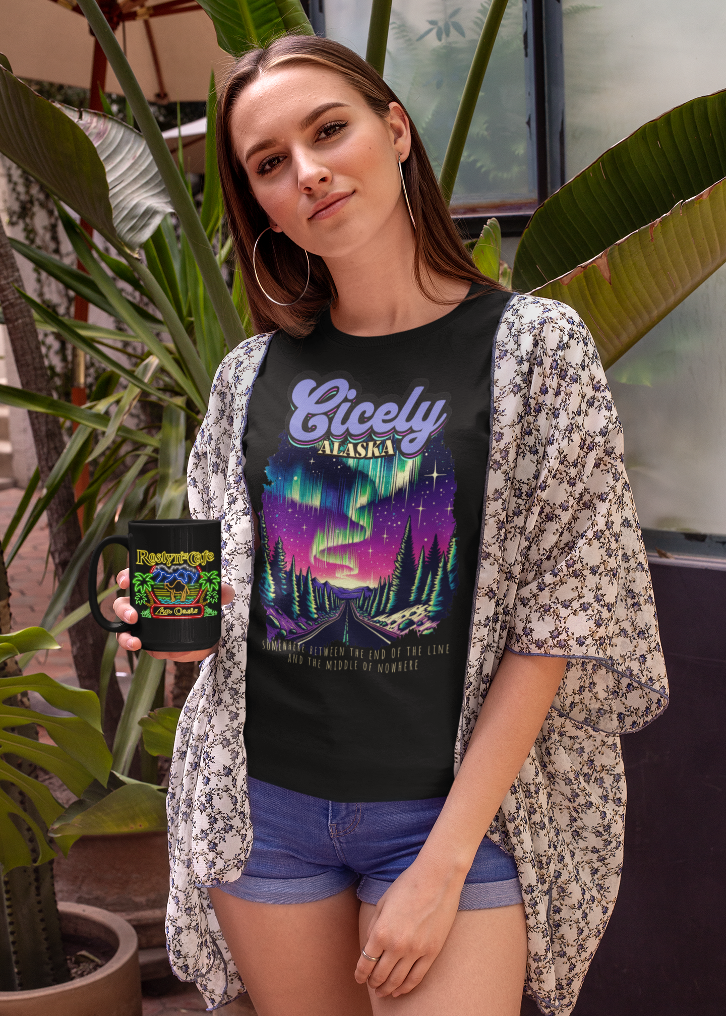 Roslyn's Cafe Neon Mug - Northern Exposure Inspired Coffee Mug