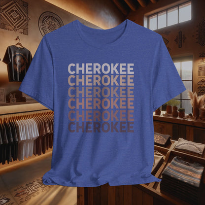 Cherokee Melanin T-Shirt - Celebrating Indigenous Identity & Tribal Pride