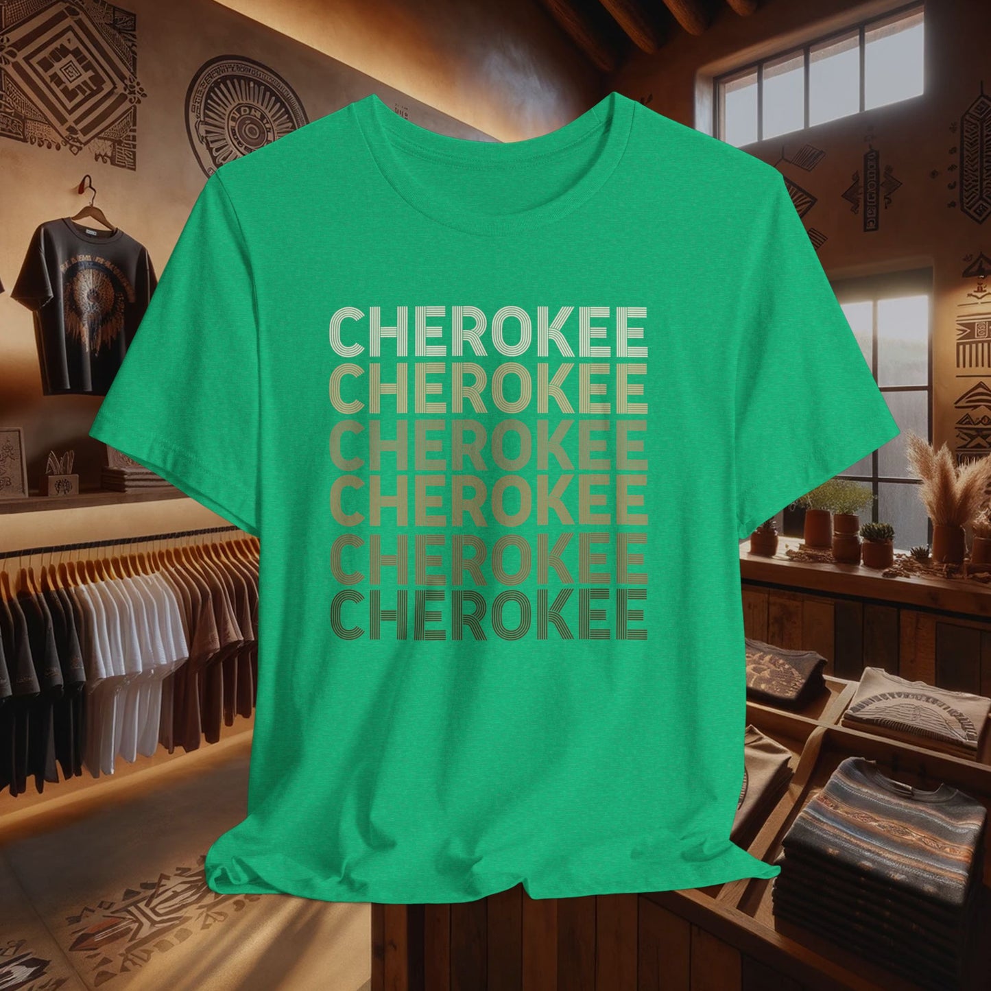 Cherokee Melanin T-Shirt - Celebrating Indigenous Identity & Tribal Pride