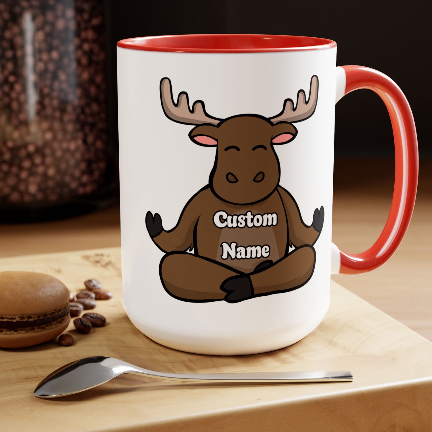 Personalized Moosehead Mug - Northern Exposure Custom Name Coffee Mug - 15oz