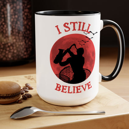 Lost Boys Coffee Mug - "I Still Believe" Sax Man Tribute | 80s Horror Nostalgia