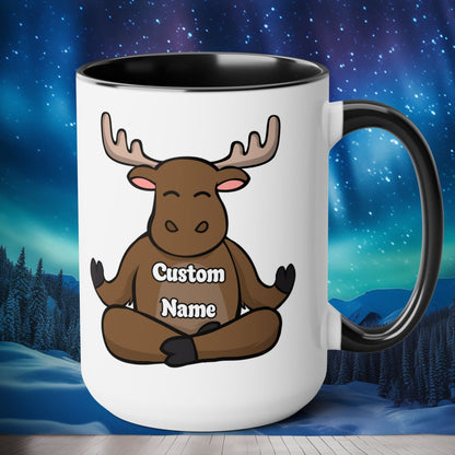 Personalized Moosehead Mug - Northern Exposure Custom Name Coffee Mug - 15oz