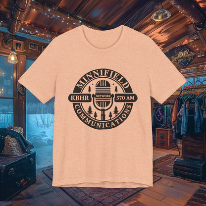 Minnifield Communications Double-Sided T-Shirt - Northern Exposure KBHR 570 AM Design