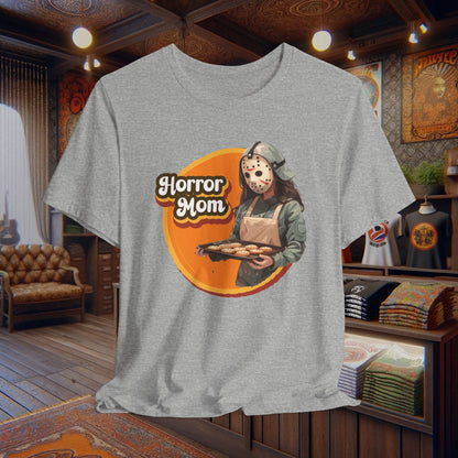 Horror Mom T-Shirt - Funny Halloween Slasher Mom Shirt for Horror Fans