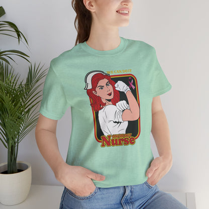 Oncology Nurse T-Shirt - "We Can Do It" | Empowering Cancer Care Apparel