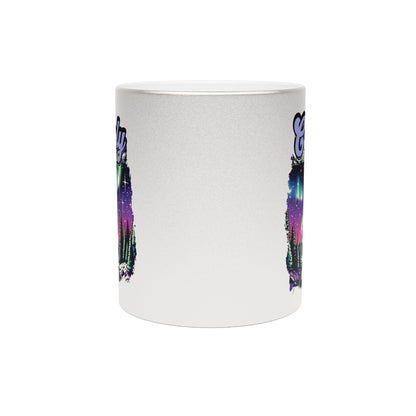 Cicely, Alaska Silver Glitter Coffee Mug - Northern Exposure Inspired | Available in Glitter Gold