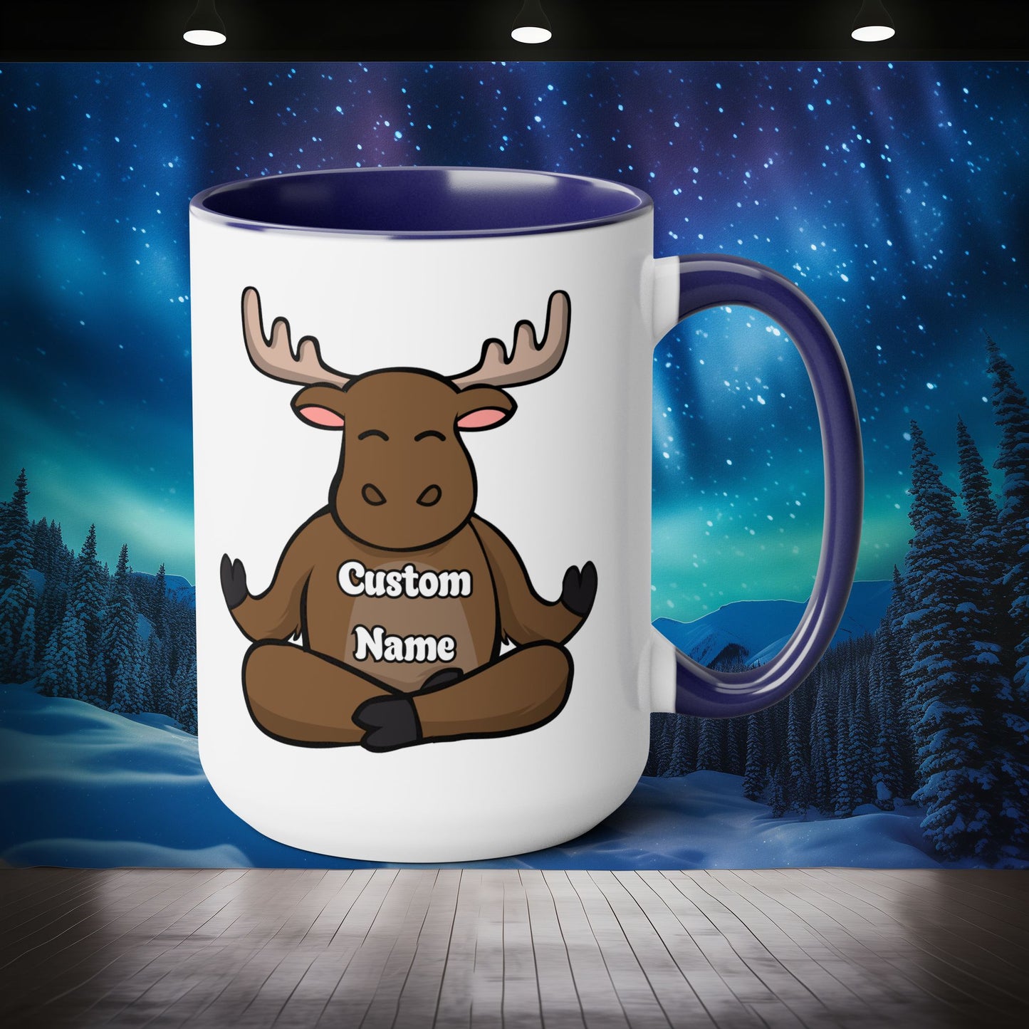 Personalized Moosehead Mug - Northern Exposure Custom Name Coffee Mug - 15oz