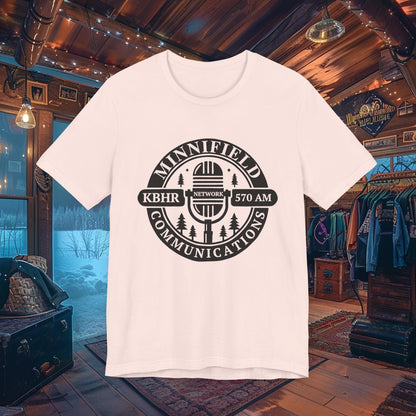 Minnifield Communications Double-Sided T-Shirt - Northern Exposure KBHR 570 AM Design