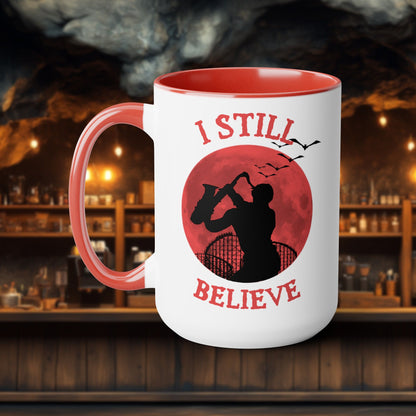 Lost Boys Coffee Mug - "I Still Believe" Sax Man Tribute | 80s Horror Nostalgia