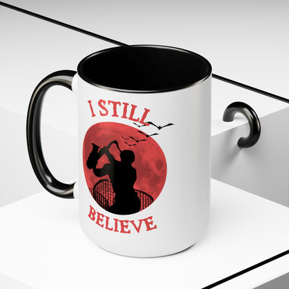 Lost Boys Coffee Mug - "I Still Believe" Sax Man Tribute | 80s Horror Nostalgia