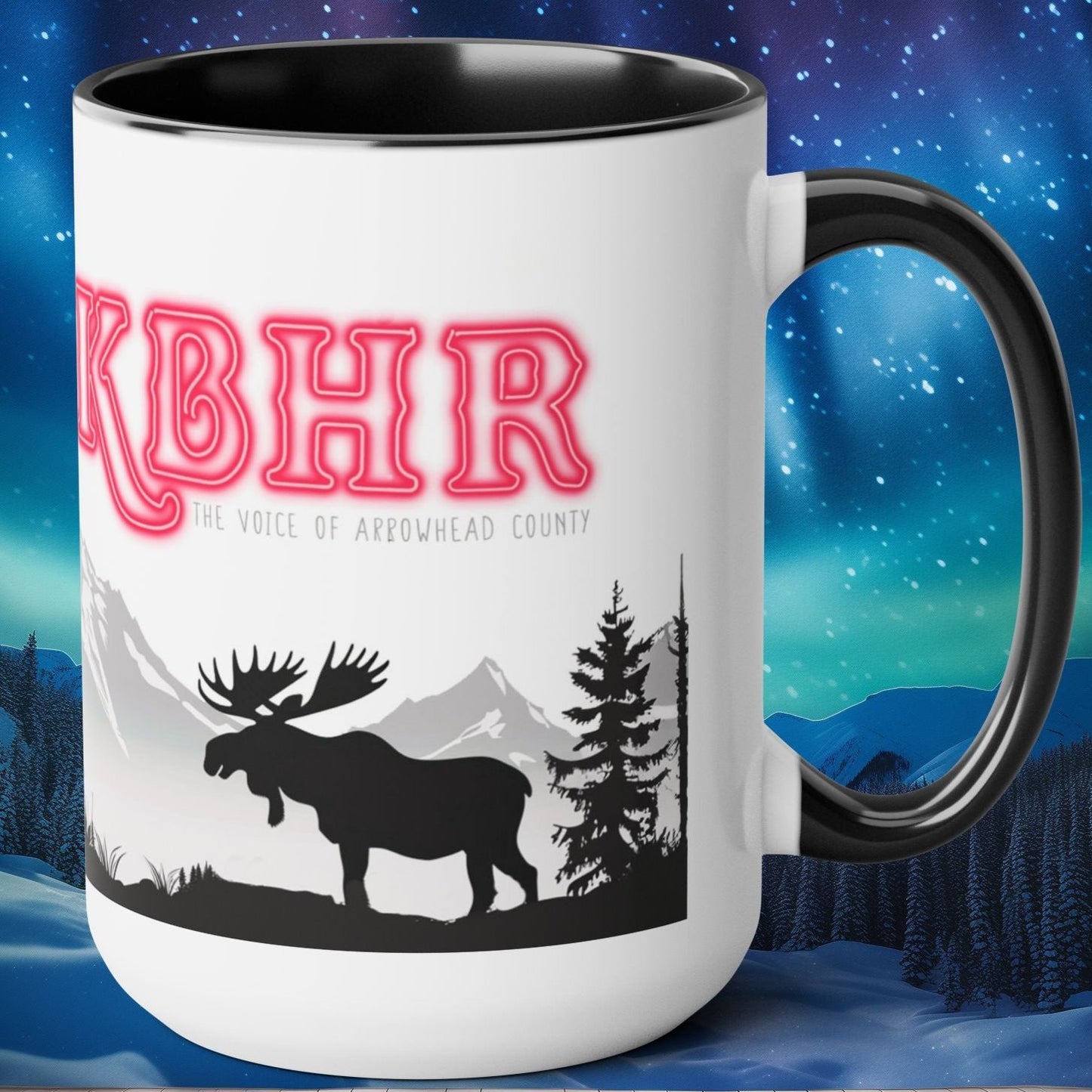 KBHR Noir Coffee Mug - Northern Exposure Cicely, Alaska 57 AM Design