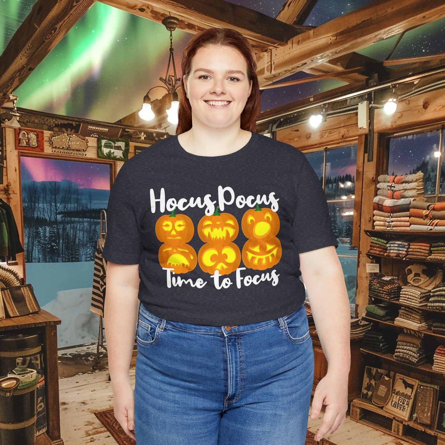 Hocus Pocus Time to Focus T-Shirt - Fun Halloween Teacher Shirt | Classroom & Spooky Season Apparel