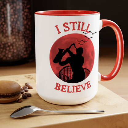 Lost Boys Coffee Mug - "I Still Believe" Sax Man Tribute | 80s Horror Nostalgia