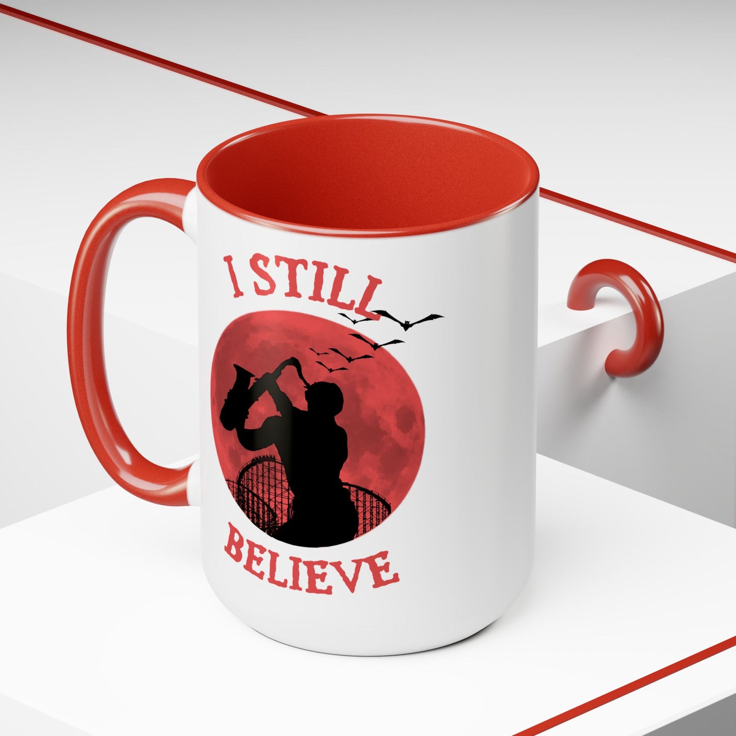 Lost Boys Coffee Mug - "I Still Believe" Sax Man Tribute | 80s Horror Nostalgia