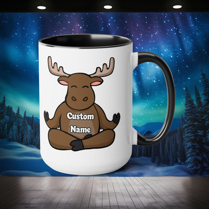 Personalized Moosehead Mug - Northern Exposure Custom Name Coffee Mug - 15oz